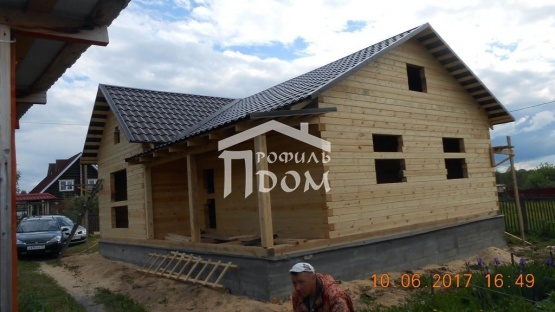 Дом из профилированного бруса 8х10 Можайск
