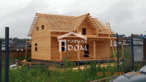 Дом из профилированного бруса 8х10 Истра