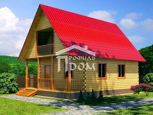 Баня из бруса 6Х9 Дмитров