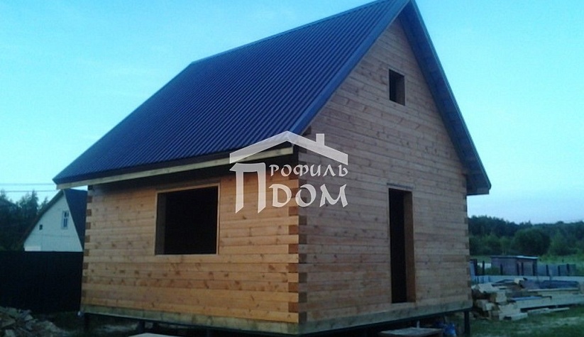 Баня их профилированного бруса 6х6 Коломна