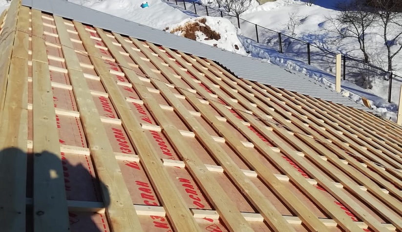 Cтроительство дома из профилированного бруса камерной сушки 9х10 г. Истра.