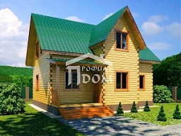 Дом из бруса 8х10 Эркер