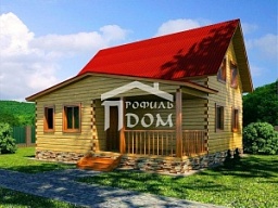 Дом из бруса 8х8 Тула