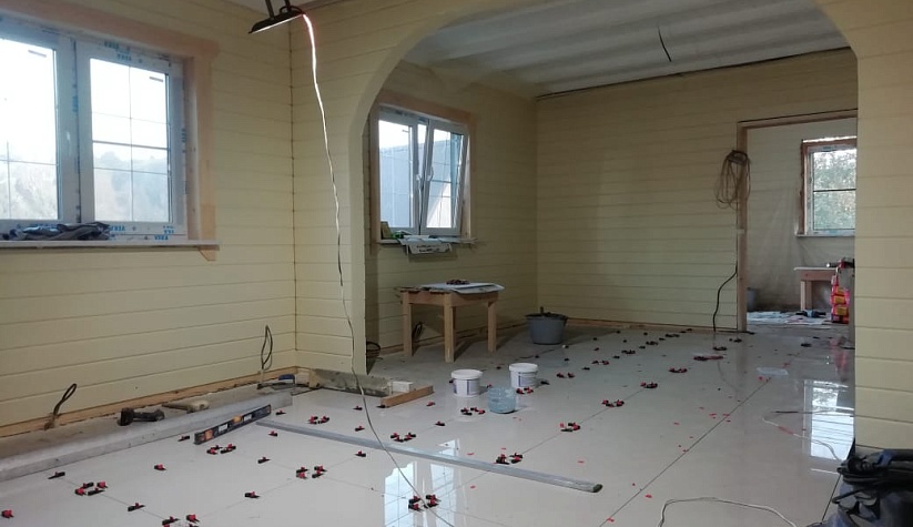 Отделка дома из профилированного бруса г. Подольск