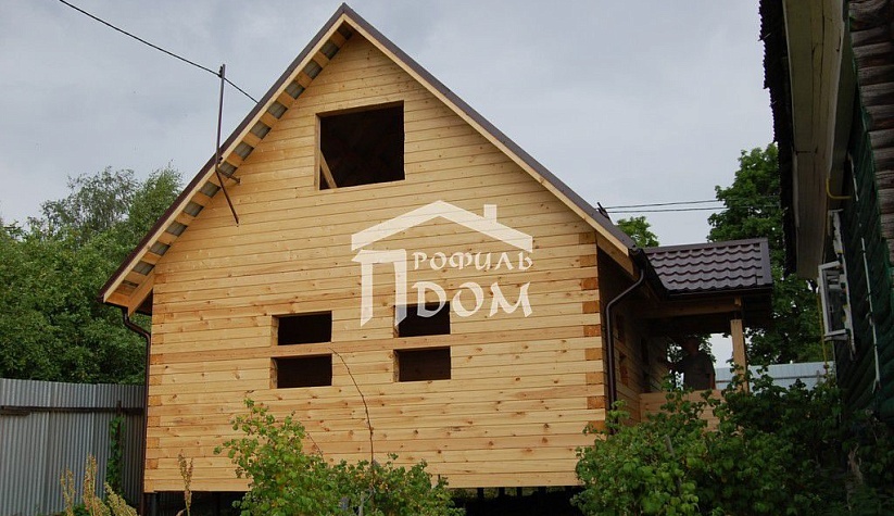 Дом из профилированного бруса 6х10 "Новый Быт"