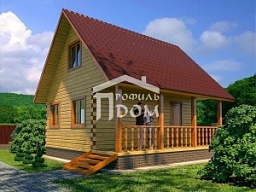 Деревянный дом 6х6 Летний
