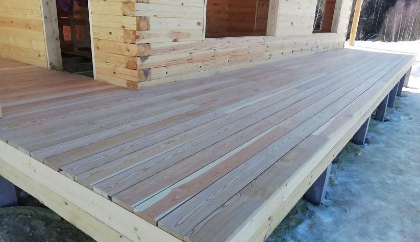 Cтроительство дома из профилированного бруса камерной сушки 9х10 г. Истра.