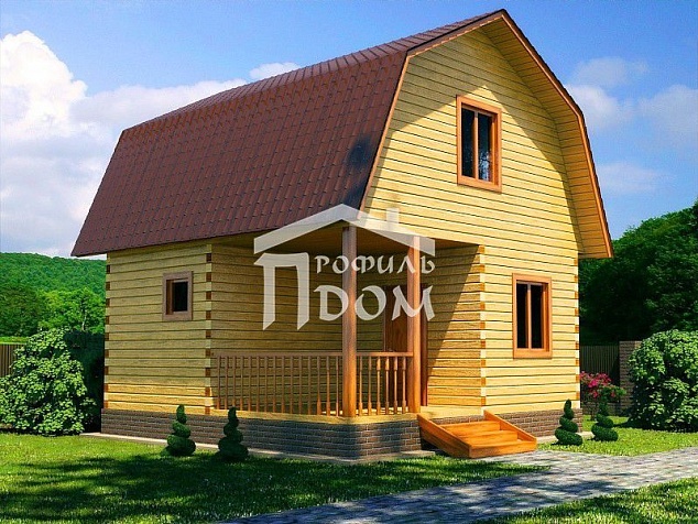 Баня 6Х6 из бруса Москва