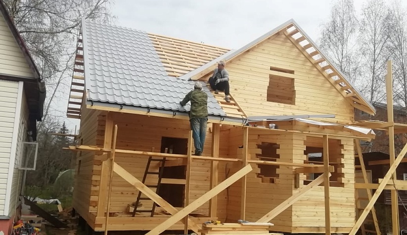 Строительство дома из профилированного бруса г. Серпухов