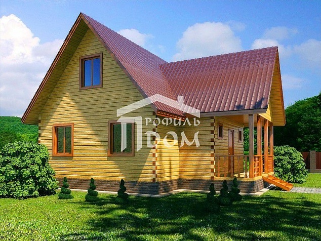 Дом из бруса 6х9 Брусовик