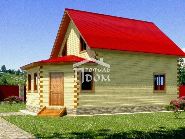 Дом из бруса 10х7 Бронницы