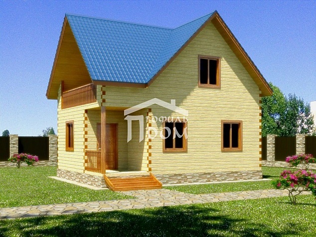 Домик из бруса 6х8 Егорьевск