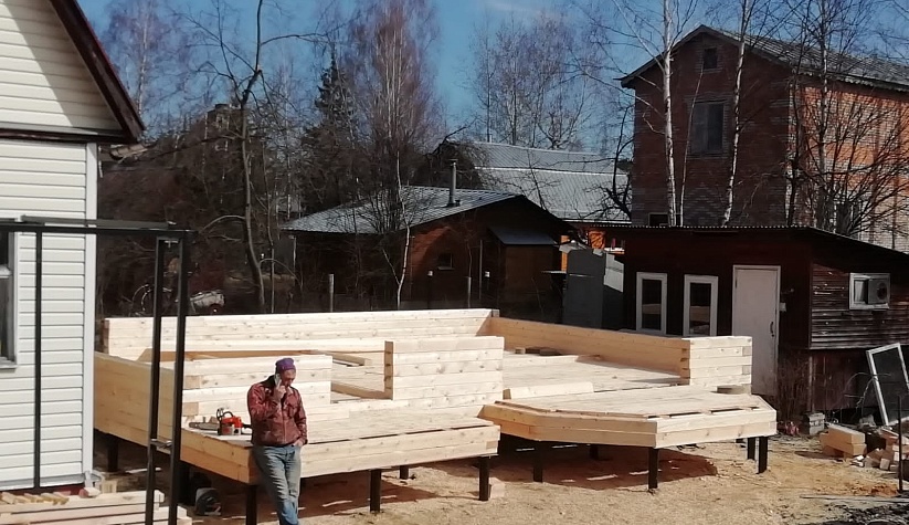 Строительство дома из профилированного бруса г. Серпухов