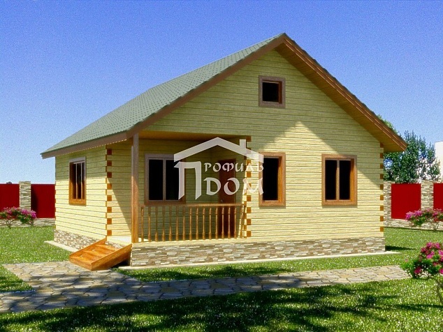 Дом из бруса 8х7,5 Коломна