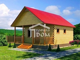 Баня из бруса 6Х8 Тула