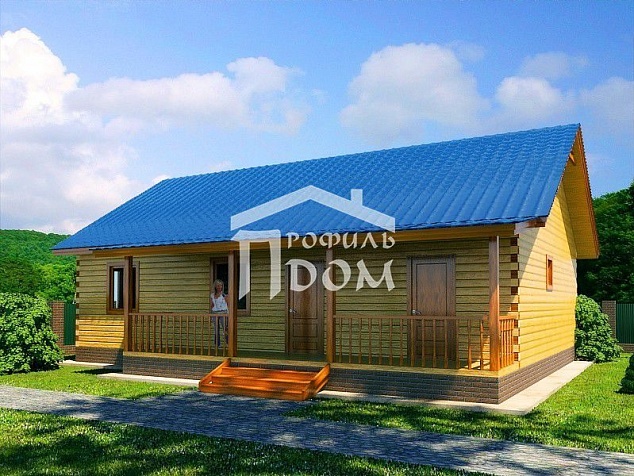 Дом из бруса Финский