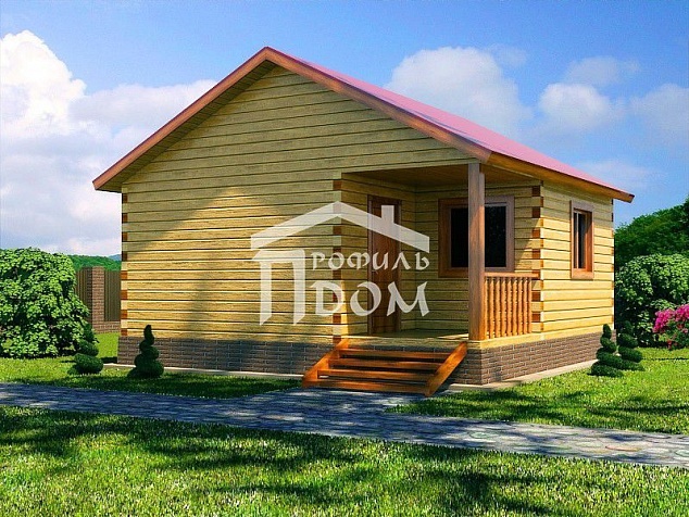 Баня из бруса 6Х6 Стандартная